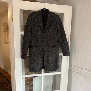 Men's Charcoal Grey Peacoat